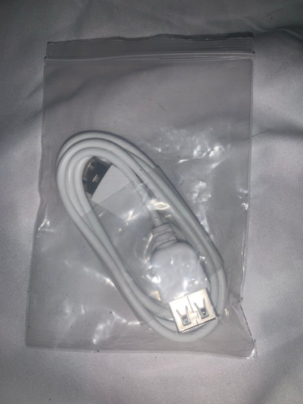 USB Extension Cable Male to Female USB-A Extender Cord Gray NEW